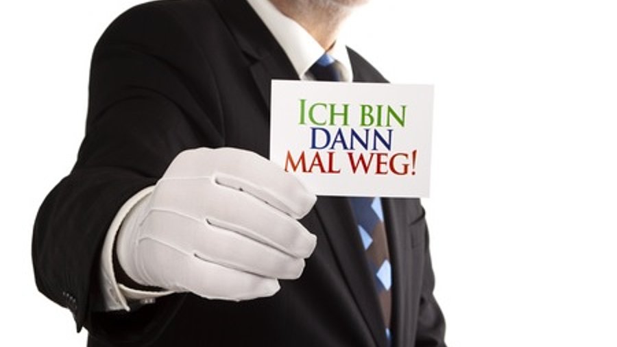 Ich bin dann mal weg!