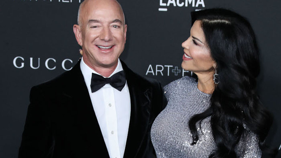 Jeff Bezos und Lauren Sánchez