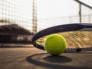 Sportequipment aus dem Bereich Tennis