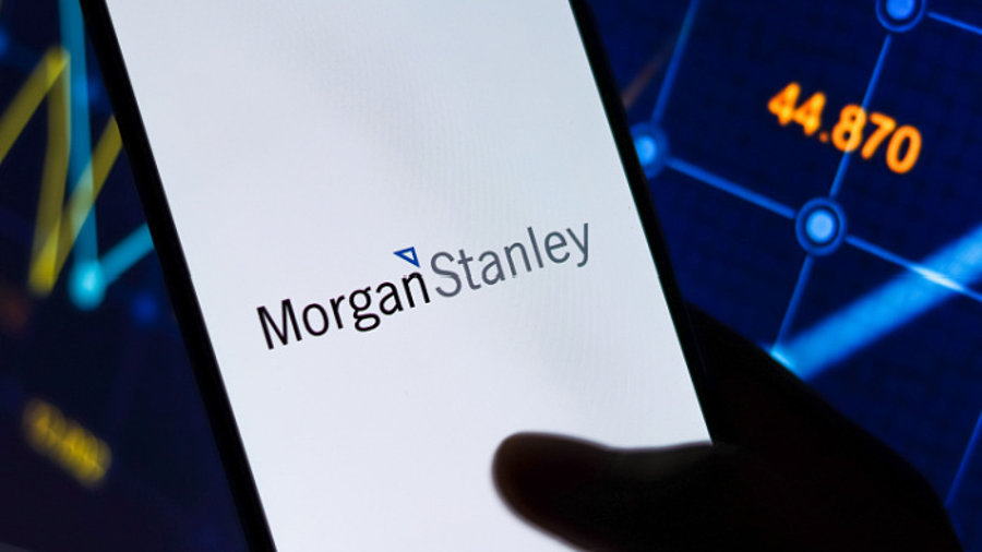 Morgan Stanley auf Smartphone