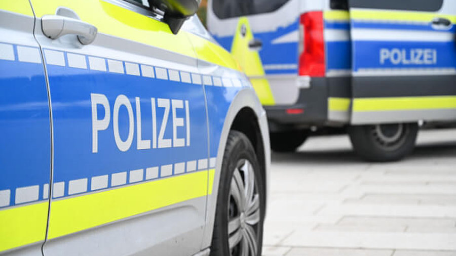 Polizeiautos im Einsatz