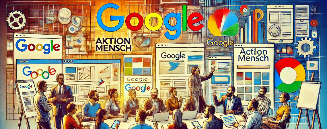 Google und die Aktion Mensch sitzen am Tisch und pr&uuml;fen Webseiten wie Asos, Ikea oder QVC, ob sie barrierefrei sind