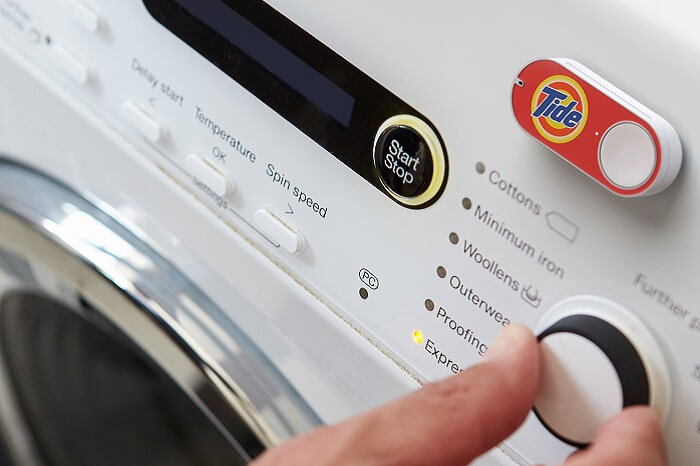 Dash Button von Amazon im Einsatz