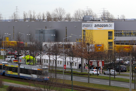 Amazon Logistikzentrum in Leipzig