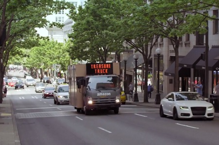 Der Treasure Truck liefert in Seattle.