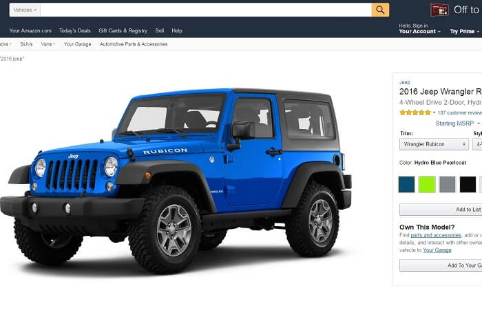 Amazon launcht Amazon Vehicles.