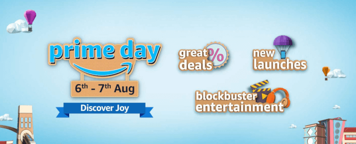 Banner für den Amazon Prime Day in Indien