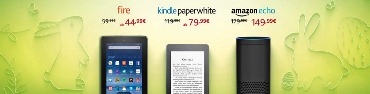 Banner der Amazon Osterwoche