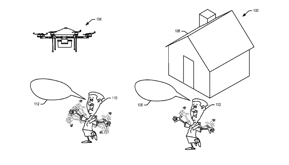 Patent einer Drohne von Amazon