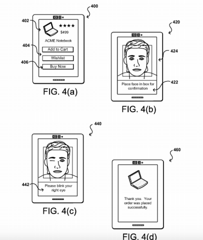 Bezahlen per Selfie: Amazon stellt Patentantrag; Quelle: Re/code