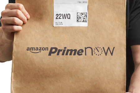 Amazon Prime Now in Berlin: Auschnitt Kurier