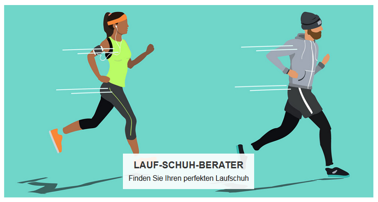 Amazon Running, Laufschuh-Berater, Screenshot 