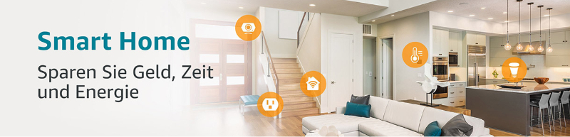 Banner des neuen Smart Home Shops von Amazon