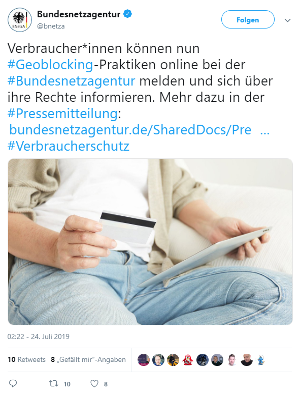 Bundesnetzagentur Tweet