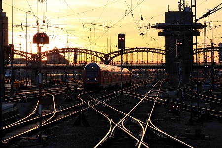 Gleisvorfeld des Münchner Hbf