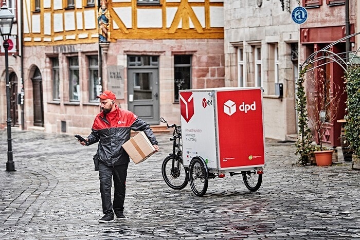 Lastenrad der DPD