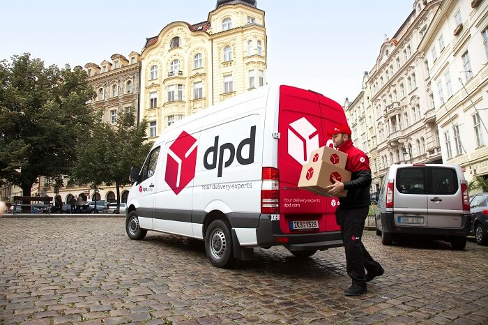 Zustellfahrzeug von DPD