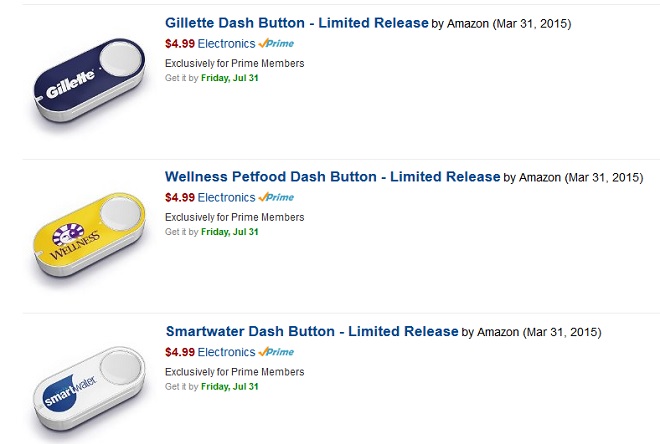 Dash-Buttons im Angebot