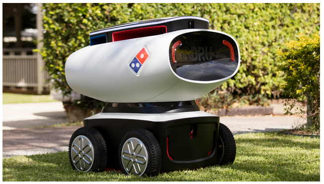 Domino’s Pizza: Lieferroboter, Screenshot von Lifehack.com