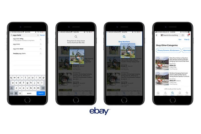 Ebay Visuell Shopping Feature Bilderreihe 