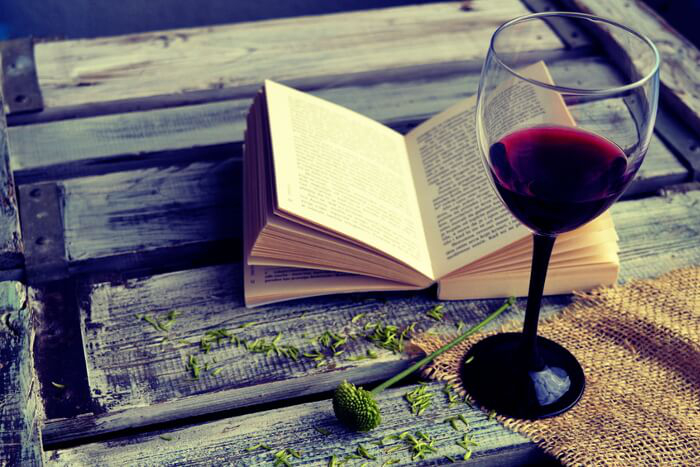 Wein und Buch