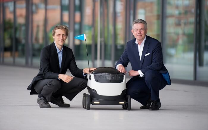 Hermes testet autonome Roboter.