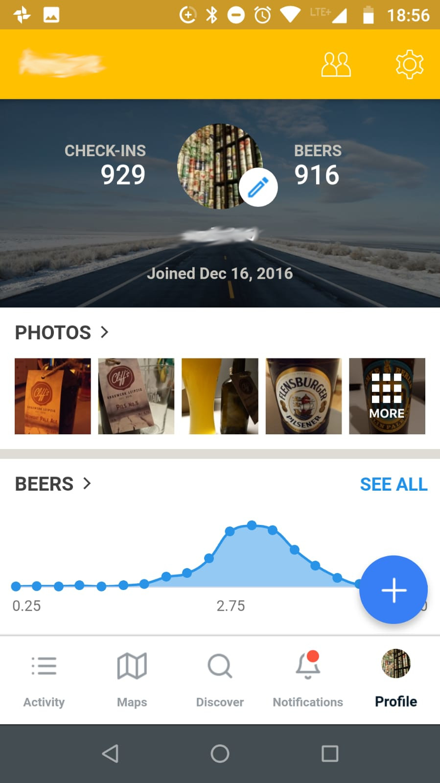 Untappd Startseite