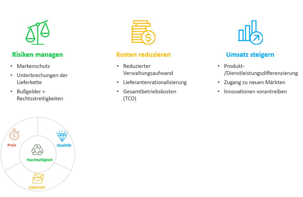 Nachhaltigkeit Infografik