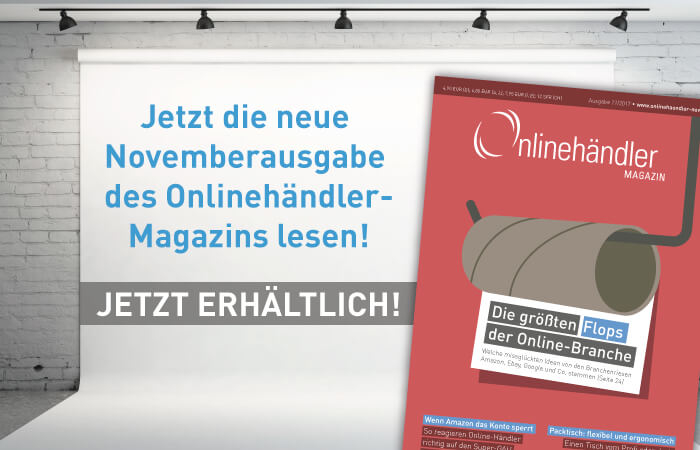 Oktoberausgabe Onlinehändler Magazin