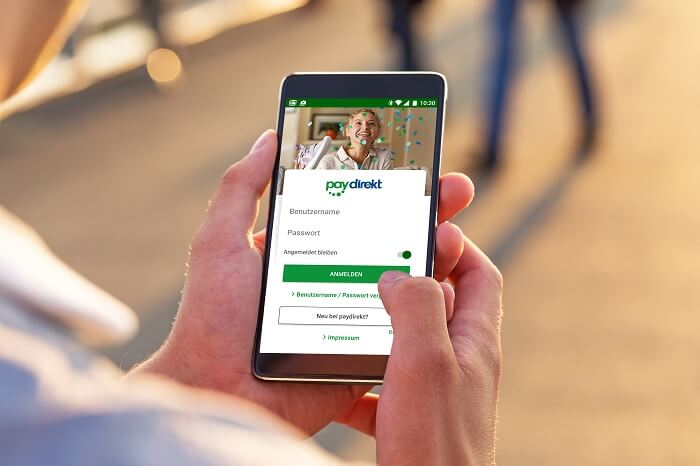 Paydirekt auf Smartphone