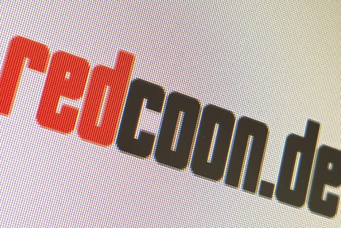 Foto: Redcoon-Logo auf Bildschirm