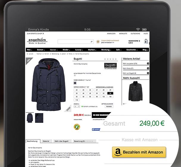 Bezahlen mit Amazon