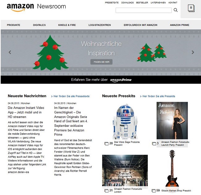 neuer Amazon Newsroom