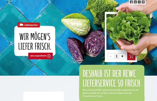 Rewe-Lieferfrisch-Homepage