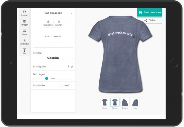 Neues Design-Tool von Spreadshirt