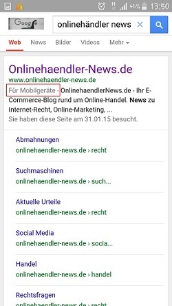 Mobile Friendly - OnlinehändlerNews