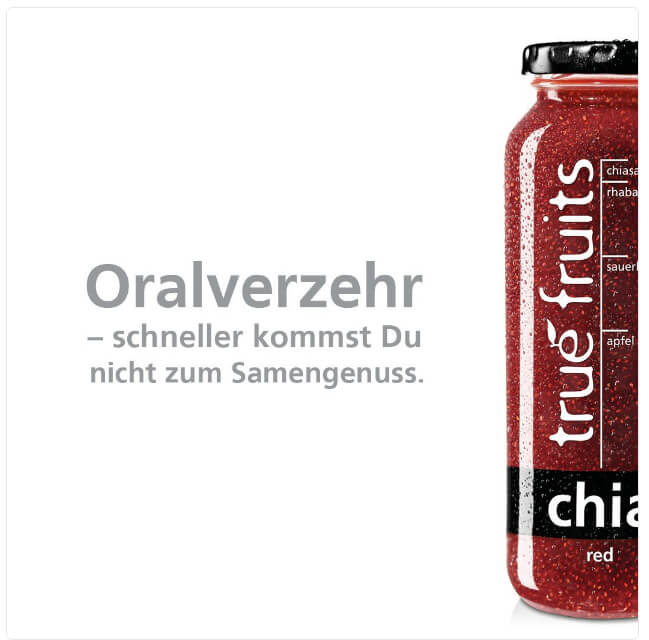 Samengenuss: Umstrittene Werbung von True Fruits