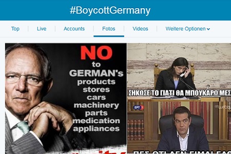 BoycottGermany-Fotos bei Twitter