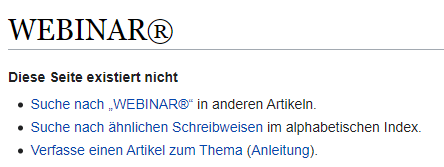 Webinar Wikipedia