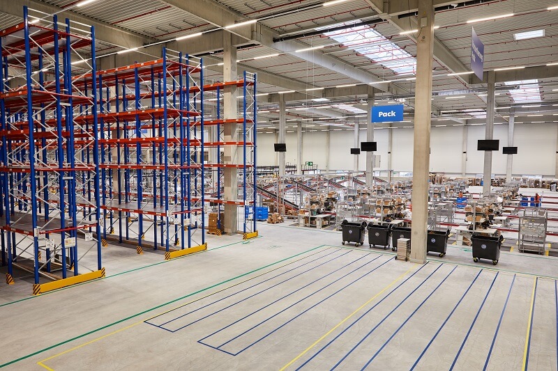 Flaconi Logistikzentrum Halle