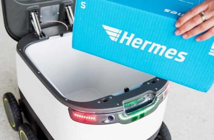 Hermes testet Roboter