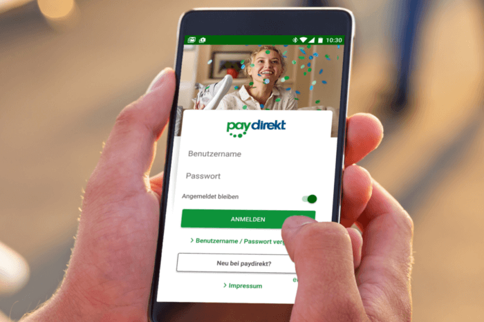 Paydirekt Smartphone