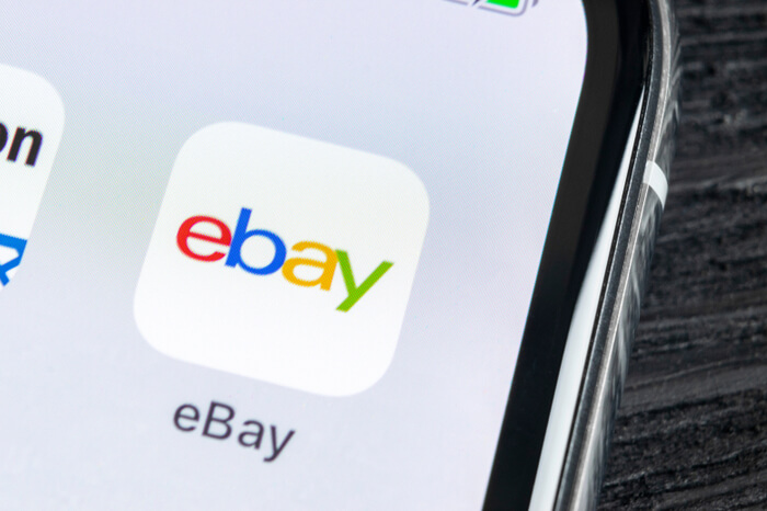 Ebay-App auf einem Smartphone