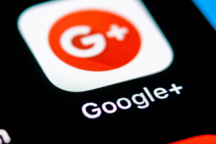 Google+ App auf einem Screen