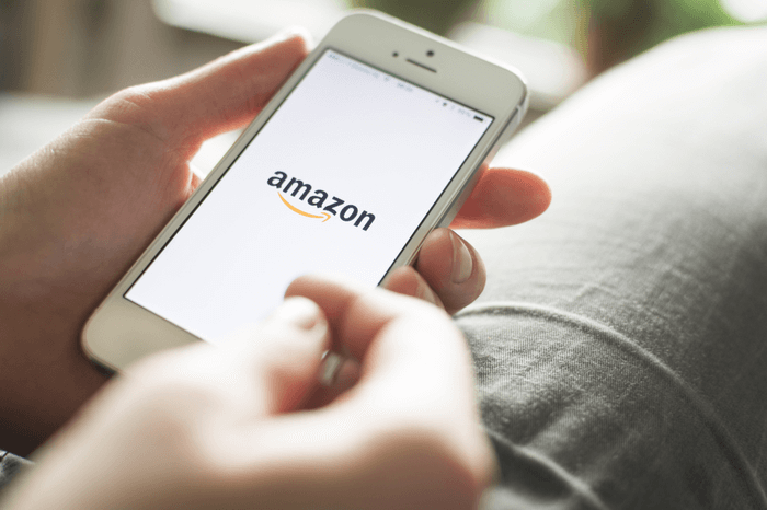 Amazon auf Smartphone