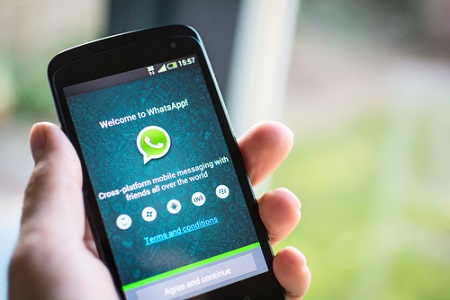 WhatsApp auf einem Smartphone