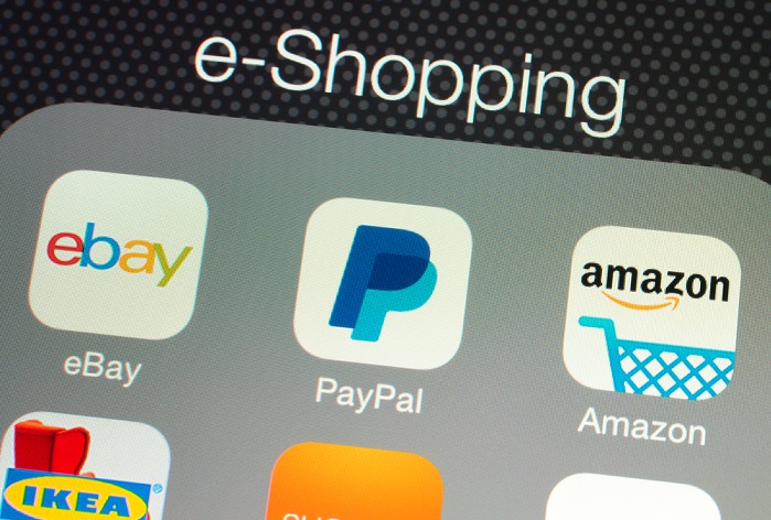 Apps von Ebay und PayPal nebeneinander