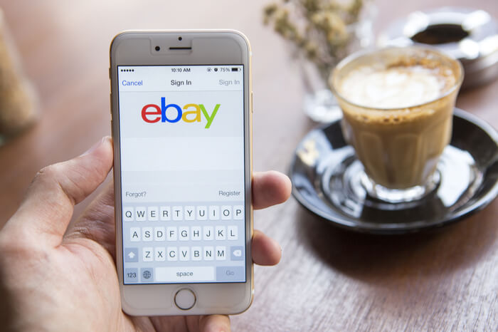 Ebay auf Smartphone