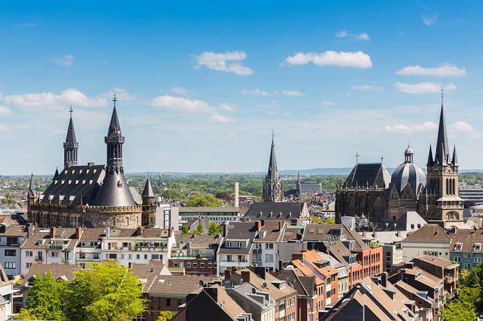 Skyline von Aachen