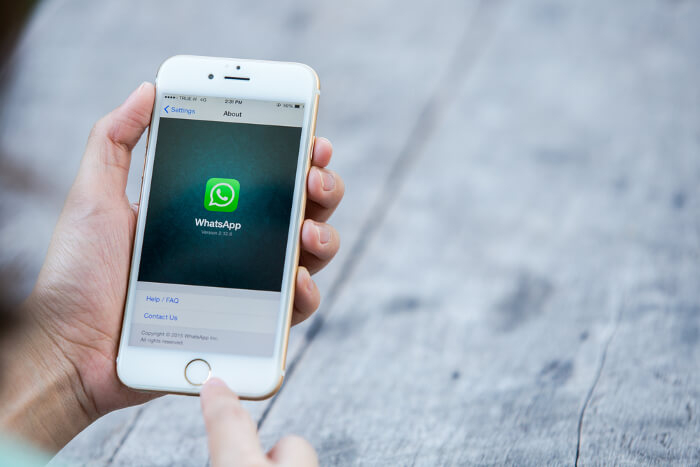 Whatsapp auf Screen